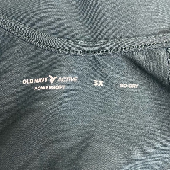 Old Navy Plus Size 3X Powersoft Go-dry Green Long Sleeve Active Bodysuit NWT - Picture 9 of 16